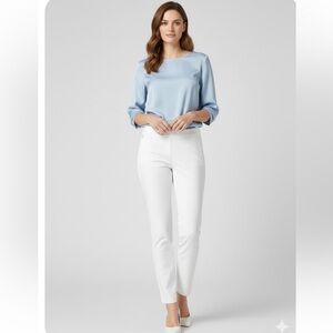 Akris Punto White Dress Pants